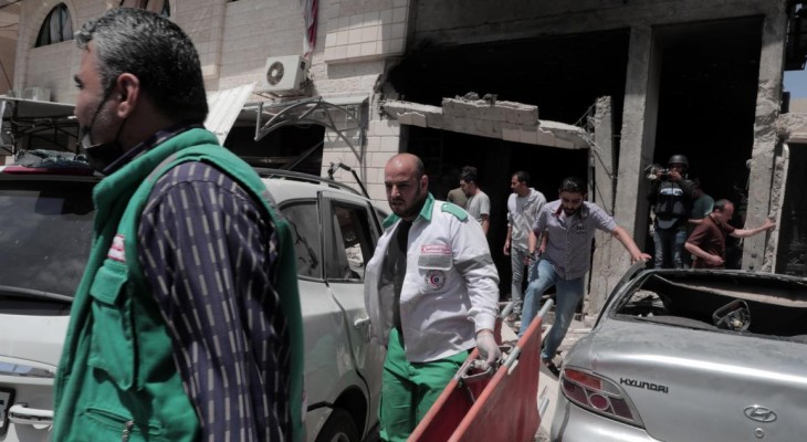 89 انتهاكاً للاحتلال بحق مراكز العلاج وسيارات الإسعاف في غزة