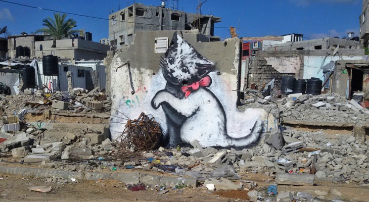 Banksy goes to Gaza