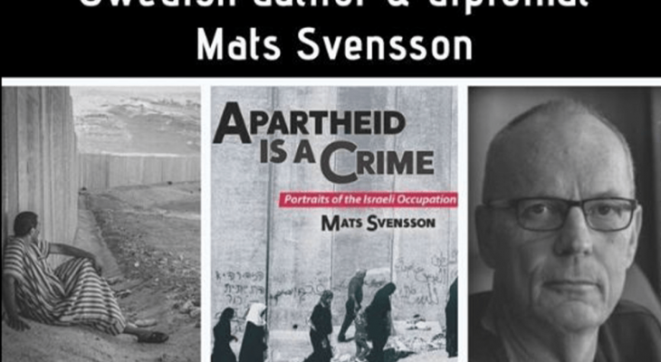 ‘Apartheid is a Crime’: Former Swedish Diplomat Speaks about His Experiences in Occupied Palestine